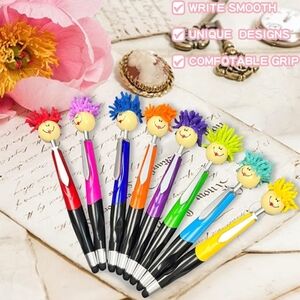 Stylus Tip Ballpoint Pen W Mop Head Screen Cleaner NEW Choose 1